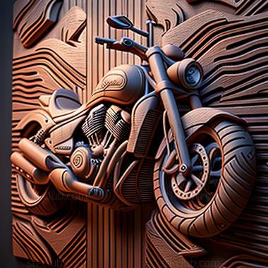 3D модель Kawasaki Vulcan S (STL)